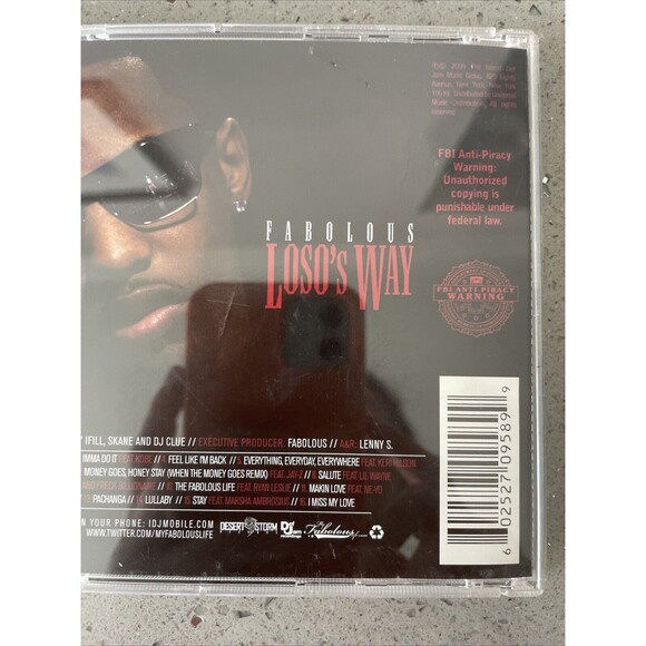 Loso's Way by Fabolous CD.Keri Hilson,Jay-Z,Kobe,Lil' Wayne, Jeremih,Songz, Cain - Picture 3 of 8